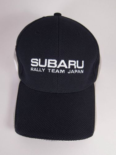 Subaru rally team japan cap hat black