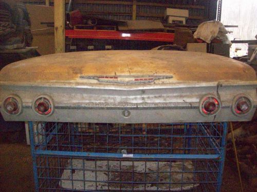 1962 chevrolet impala trunk lid with trim