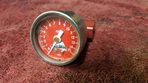Nitrous works fuel pressure gauge 15 psi
