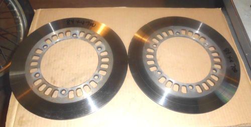 *yamaha front brake rotors, 1984-86  yamaha xv700,xj700 models  (s5)