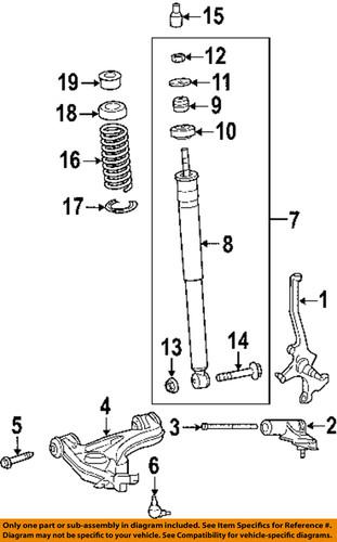Chrysler oem 5099237ab front suspension-lower ball joint