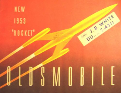 1953 oldsmobile prestige rocket dealer brochure original gm 53