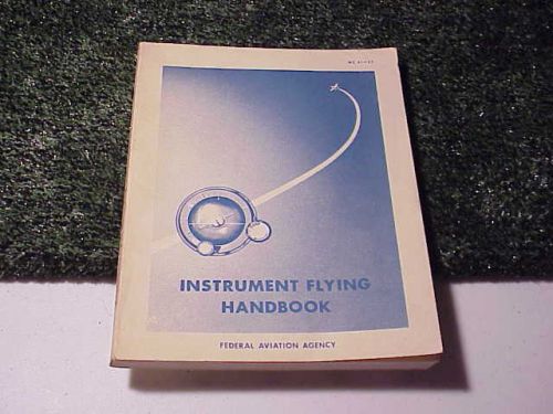 Vintage 1966 faa instrument flying handbook federal aviation agency