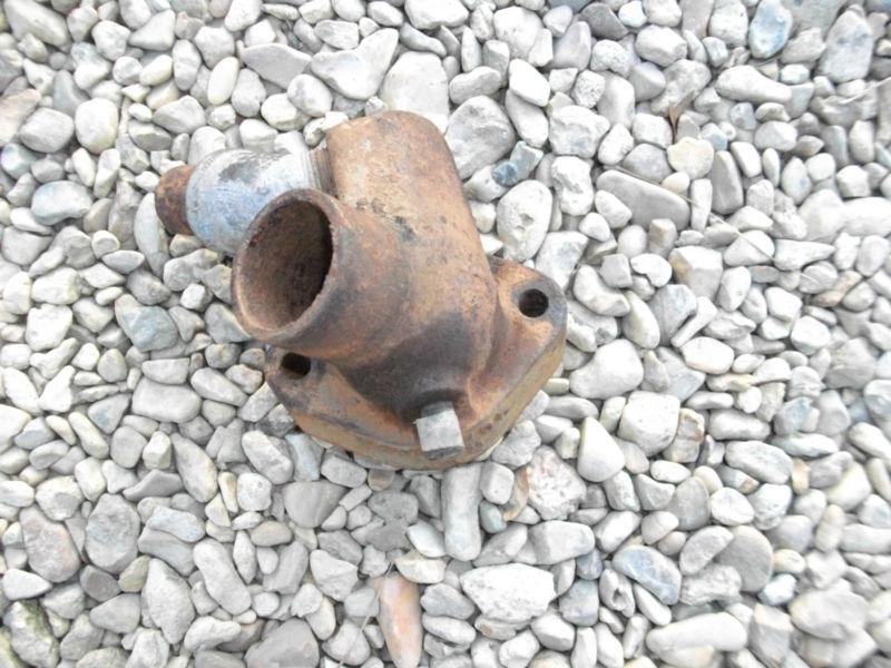 Vintage 1950 brockway truck model 146w  thermostat housing copper flathead six