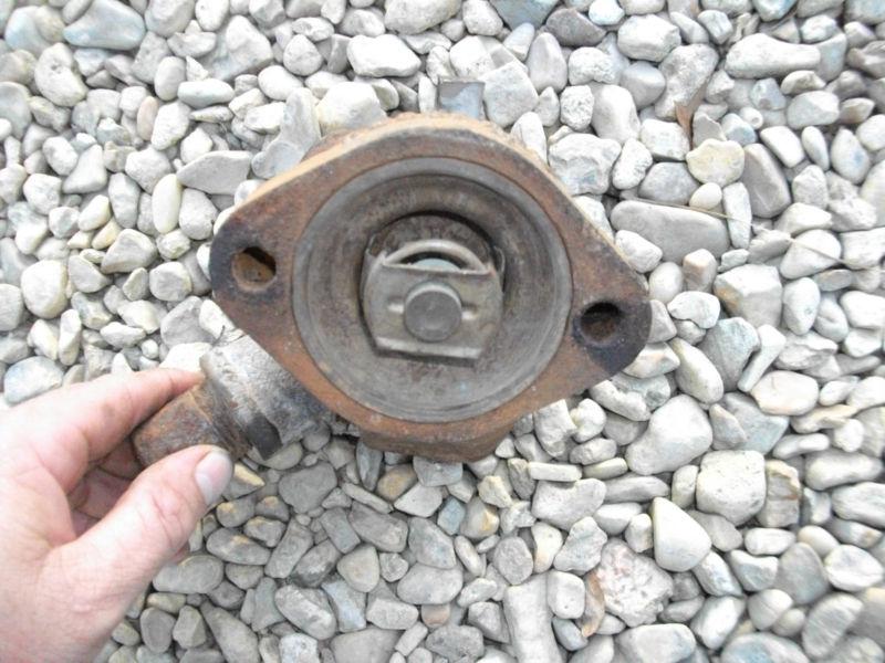 Vintage 1950 Brockway Truck model 146w Thermostat Housing Copper flathead six, US $39.95, image 3