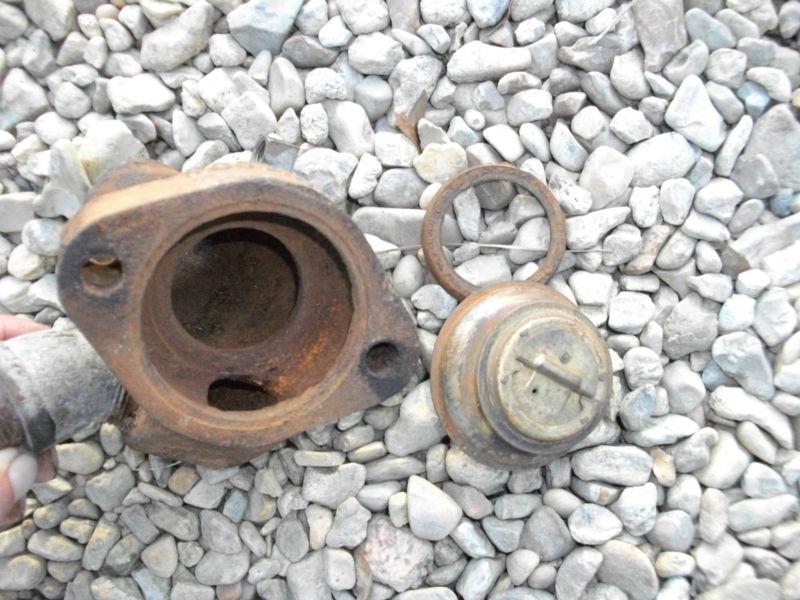 Vintage 1950 Brockway Truck model 146w Thermostat Housing Copper flathead six, US $39.95, image 4