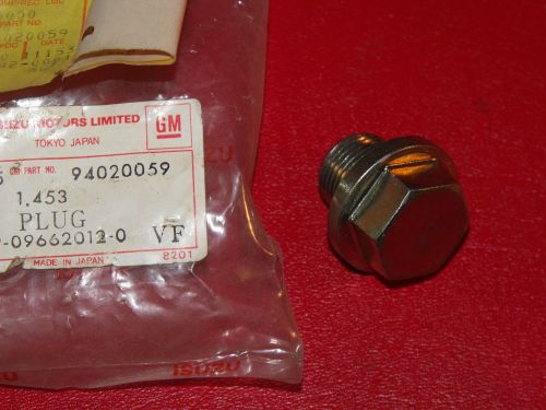 Nos 1972 73 74 75 chevy luv truck oil pan drain plug rare 94020059