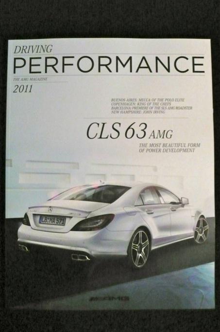 Amg mercedes 2011 annual magazine "driving performance" great photos