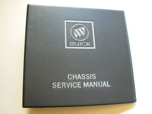 Buick vintage chassis service manual in 3-ring (empty) binder gm car truck