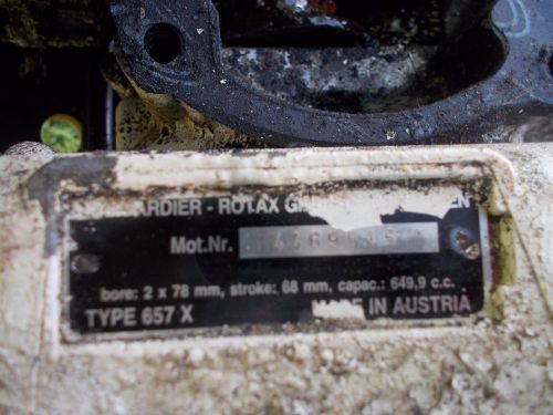 Seadoo rotax 657x bottom end with flywheel and stator