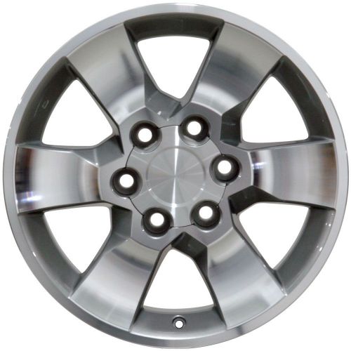 17&#034; wheels for toyota tundra 2000-2006 tacoma 2001-2014 (6 lug) 17x7 inch rims