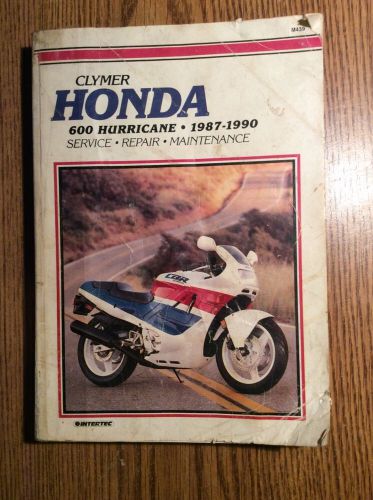 Honda 600 hurricane 1987-1990 service repair maintenance manual