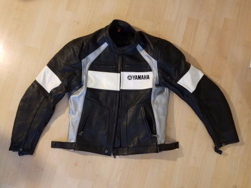 Yamaha leather motorcycle riding jacket (size 40)