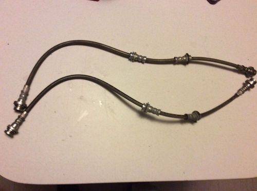 Nissan 240sx s13 to 300zx brake conversion stainless braided lines front