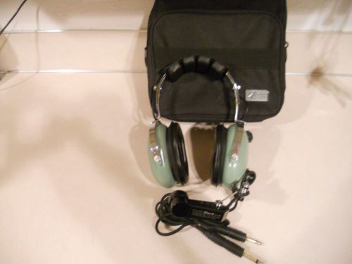 New other david clark h10-30 pilot headset dual plug airplane headphones