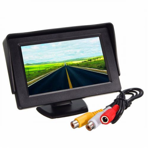 4.3 inch lcd car rear view monitor+waterproof night vision reverse parking camer