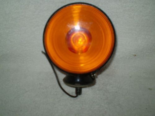 Vintage dietz double sided lamp stimsonite no 150a red &amp;  yellow