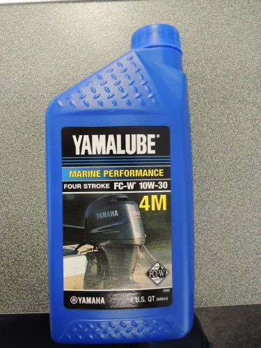 Yamaha yamalube 4 stroke fc-w 10w-30 4m oil 1 quart lub-10w30-fc-12