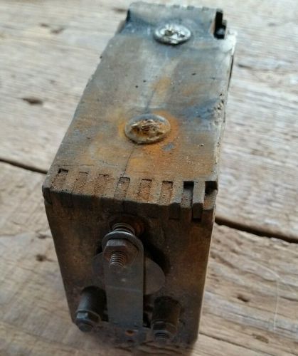 Antique/vintage wood model a or t spark plug coil/buzz box 6volt