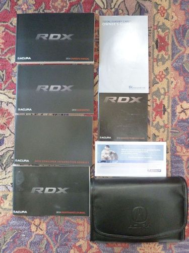 2014 acura rdx owners manuals