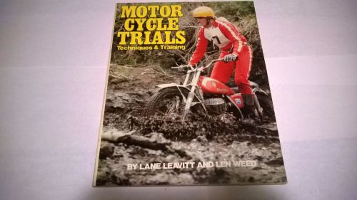 Motorcycle trials by lane leavitt &amp; len weed, bultaco-ossa- montesa-swm-beta