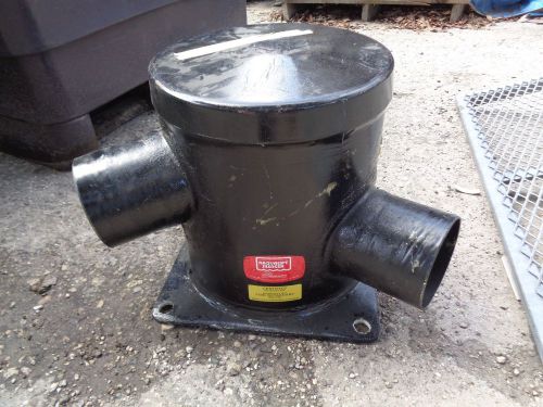 Nauqualift silencer xt-thu-p2796 6" in/out 14.25" round 16"h marine muffler corp