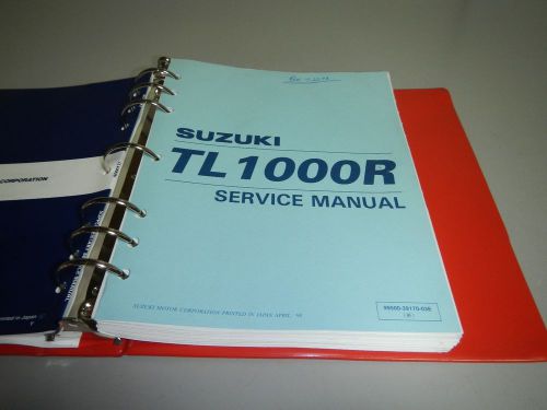 Original suzuki tl1000r tl-1000r dealer service repair manual 99500-39170-03e