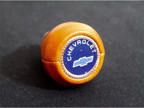 Faux leather chevy shift knob accessory corvette impala truck chevelle ss nova