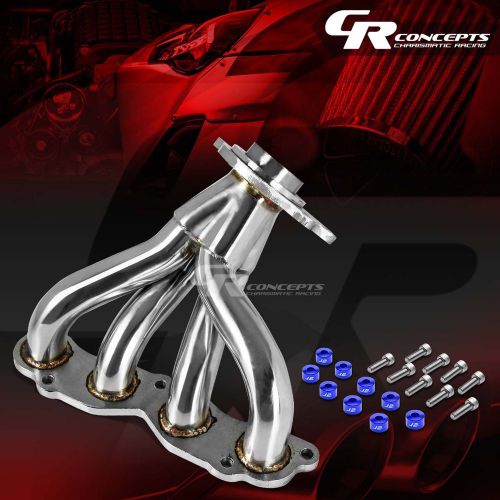 J2 for dc5 base k20 stainless exhaust manifold header+blue washer cup bolts