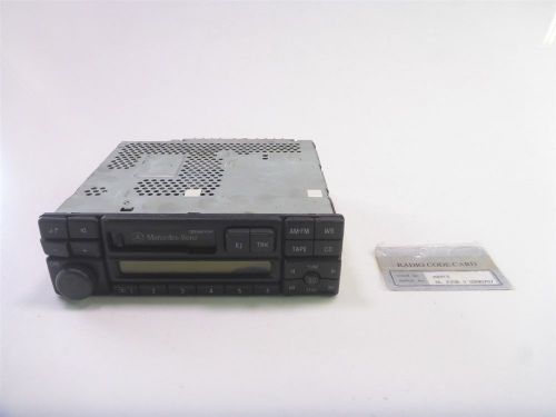 98 mercedes slk 230 r170 am fm radio cassette player 0038206086