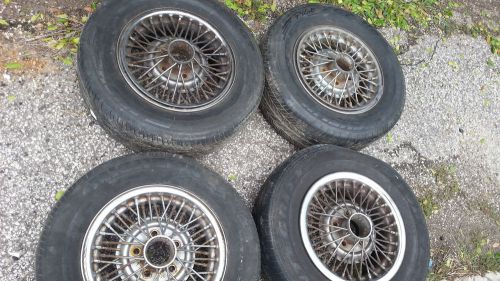 Vintage mg austin healy jaguar triumph wire wheels rims (50 spoke)