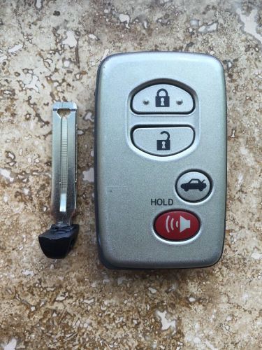 Toyota avalon camry smart uncut key remote (4-button) fcc: hyq14aab 271451-0140
