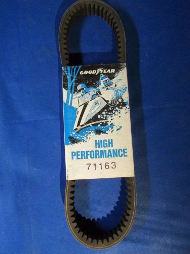 Nos good year 71163 snowmobile drive belt high performance variable speed belt