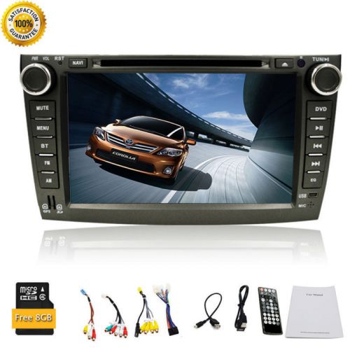 8&#034; gps navigation car to auradio dvd player stereo for toyota corolla 2007-2011