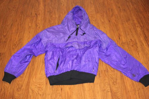 Vintage arctic cat pull over by arcticwear usa purple jacket size small