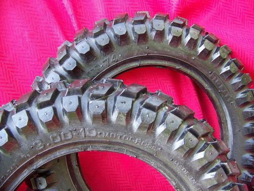 Vintage nos pirelli mt74 10 inch x 3.00" tires benelli  harley x90 aermacchi