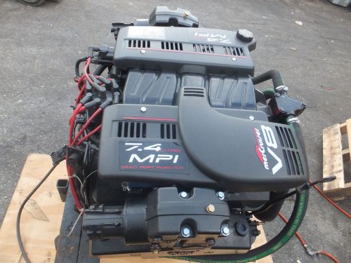 Mercruiser 7.4l mpi running marine engine package, gm 454 ci l29 vortec gen 6