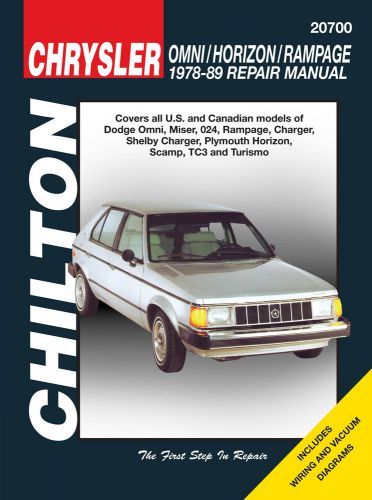 Chilton books 20700 repair manual