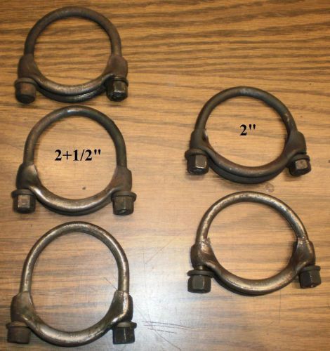 1963 1964 1965 1966 1967 corvette nova exhaust pipe clamps 2&#034; and 2+1/2&#034;