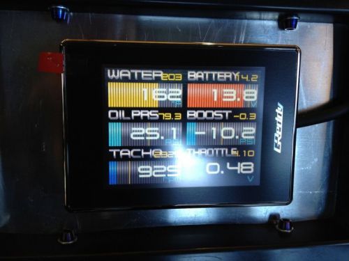 Greddy intelligent informeter touch screen engine monitor datalogger meter gauge