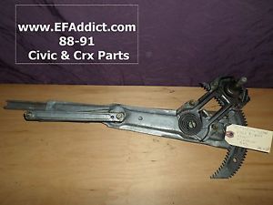90-91 civic sedan window regulator passenger side front door