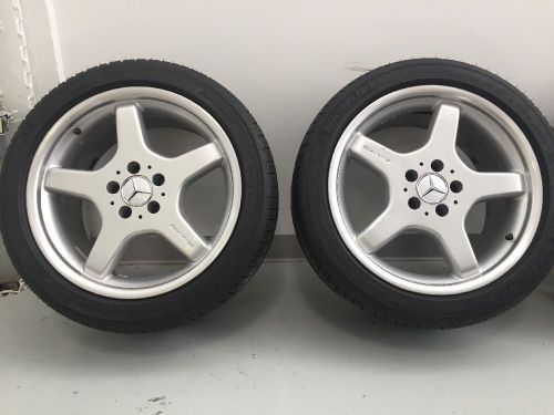 Mercedes benz sl amg wheels and michelin tires 18&#034; oem