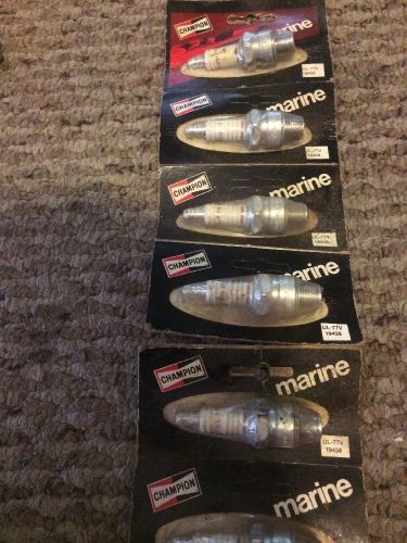 New champion performance marine spark plugs ul-77v 6pack lots more listed