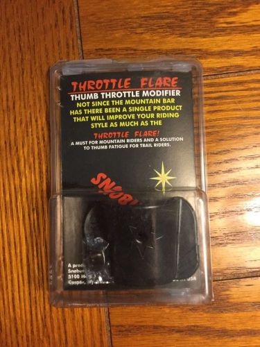 New!!  snowbunje inc. snowmobile throttle flare (black)~ships fast
