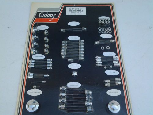 Harley sportster custom chrome bolt kit fits early 70s