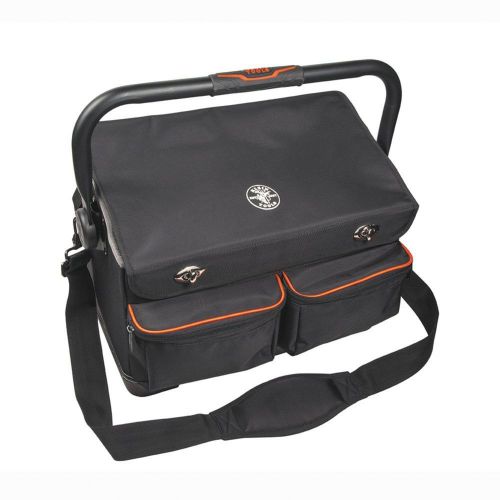 Klein tools 55432 tradesman pro organizer 17-inch tool tote with cover