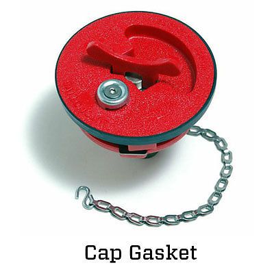 Rjs aircraft-style cap, cap gasket, safety