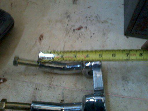 Stock harley pullback risers chrome 