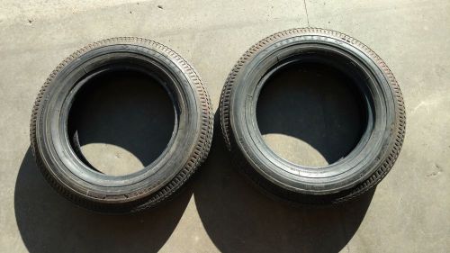 Two vintage goodyear mini custom 6.0 15 tires hot rat rod drag nostalgic gasser