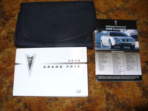 2008 pontiac grand prix owner&#039;s manual